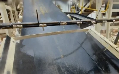 Crusher plant dust control enhancing safety and production